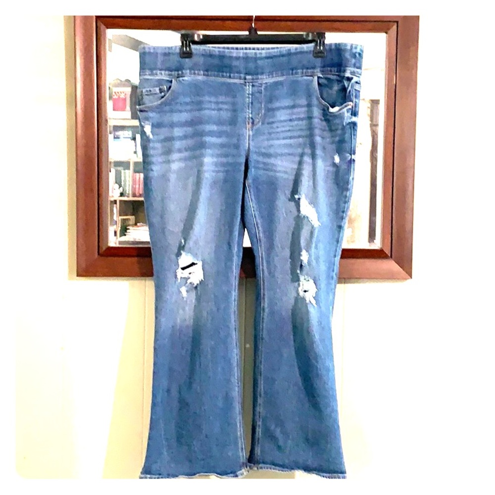Old Navy Bootcut Distressed Denim